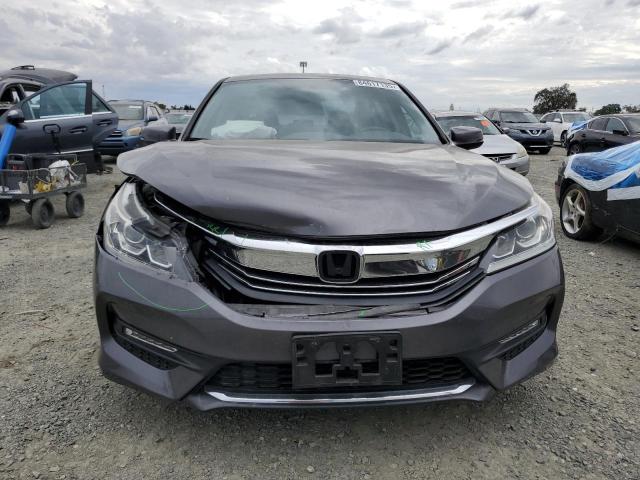 1HGCR3F82HA001434 - 2017 HONDA ACCORD EXL GRAY photo 5