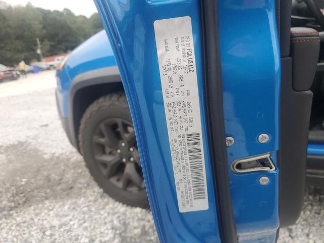 1C4PJMBX5JD610418 - 2018 JEEP CHEROKEE TRAILHAWK BLUE photo 13