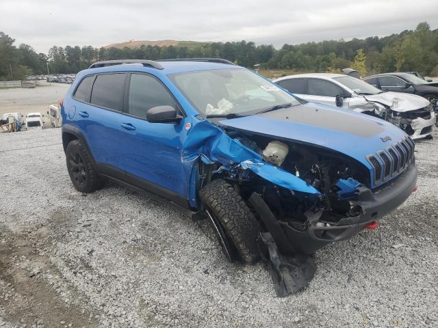 1C4PJMBX5JD610418 - 2018 JEEP CHEROKEE TRAILHAWK BLUE photo 4