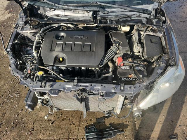 5YFBU4EE4CP054307 - 2012 TOYOTA COROLLA BASE ნაცრისფერი ფოტო 11