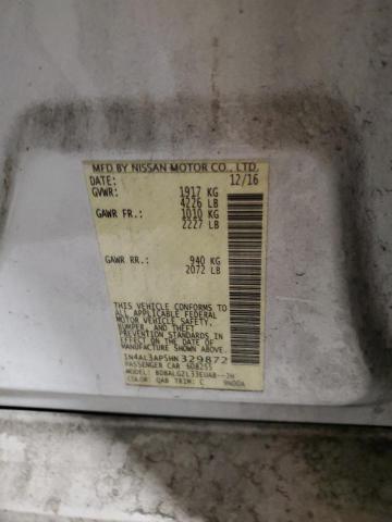 1N4AL3AP5HN329872 - 2017 NISSAN ALTIMA 2.5 WHITE photo 12