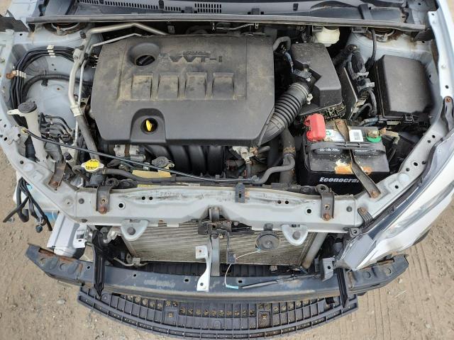 2T1BURHE3EC146651 - 2014 TOYOTA COROLLA L SILVER photo 11