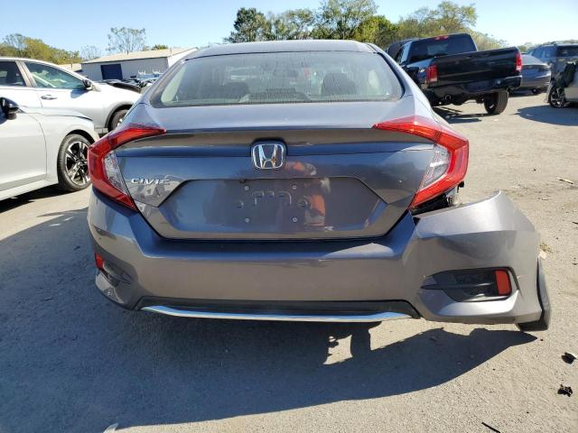 19XFC2F61LE212586 - 2020 HONDA CIVIC LX GRAY photo 6