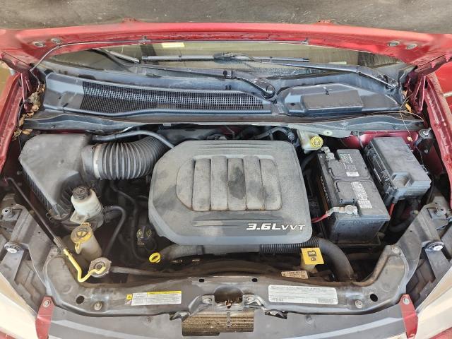 2A4RR8DG5BR749723 - 2011 CHRYSLER TOWN & COU TOURING L RED photo 12