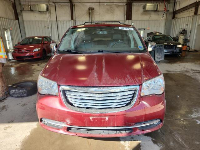 2A4RR8DG5BR749723 - 2011 CHRYSLER TOWN & COU TOURING L RED photo 5