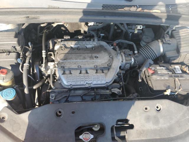 5FNRL3H24AB034287 - 2010 HONDA ODYSSEY LX WHITE photo 12