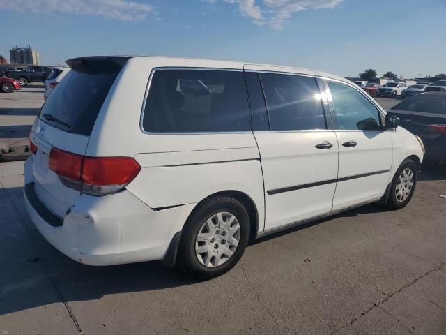 5FNRL3H24AB034287 - 2010 HONDA ODYSSEY LX WHITE photo 3
