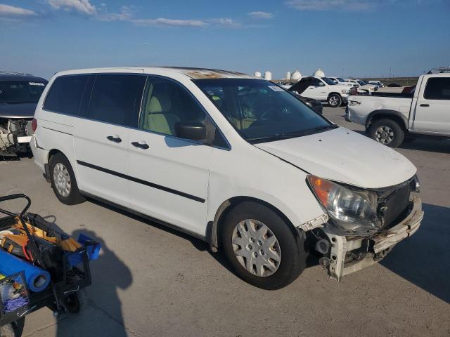 5FNRL3H24AB034287 - 2010 HONDA ODYSSEY LX WHITE photo 4