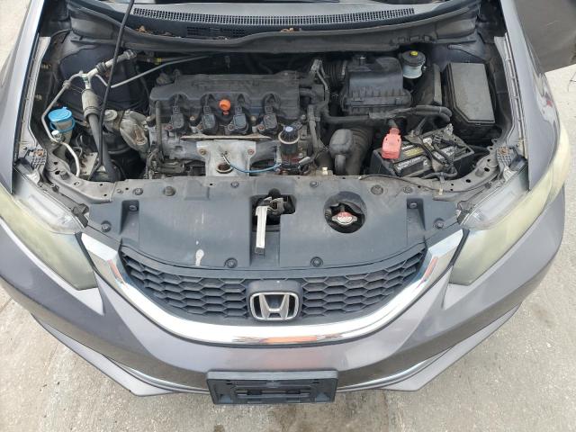 19XFB2F5XFE706623 - 2015 HONDA CIVIC LX GRAY photo 11