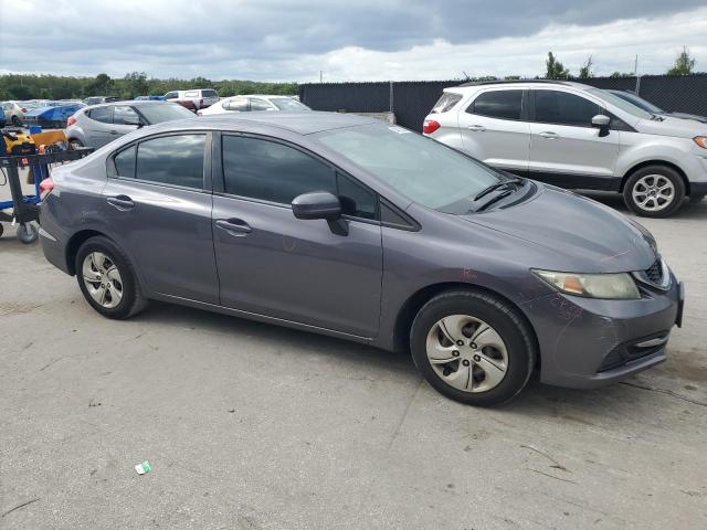19XFB2F5XFE706623 - 2015 HONDA CIVIC LX GRAY photo 4