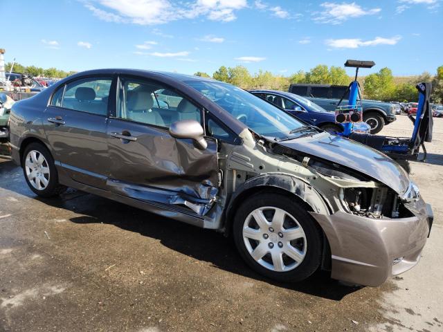 19XFA1F57AE013966 - 2010 HONDA CIVIC LX BROWN photo 4