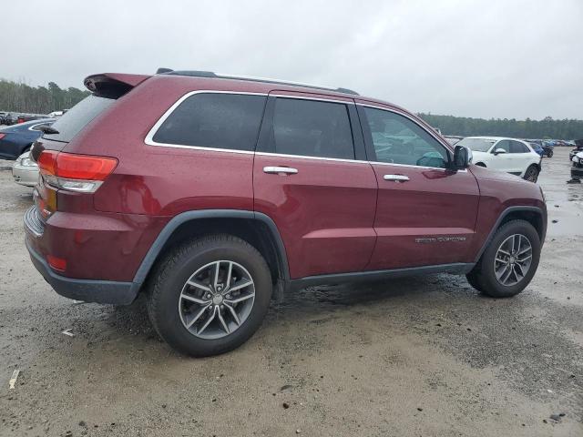 1C4RJEBG6HC846557 - 2017 JEEP GRAND CHEROKEE LIMITED BURGUNDY photo 3