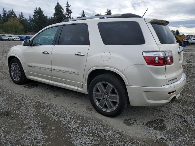 1GKKVTED8BJ202612 - 2011 GMC ACADIA DENALI WHITE photo 2