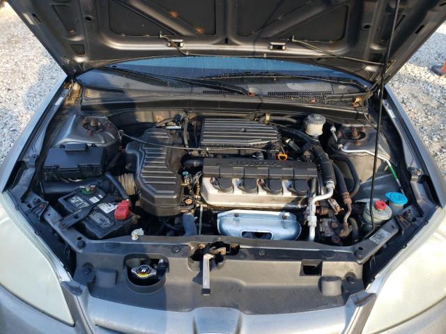 1HGES16345L025031 - 2005 HONDA CIVIC DX VP Szary zdjęcie 11