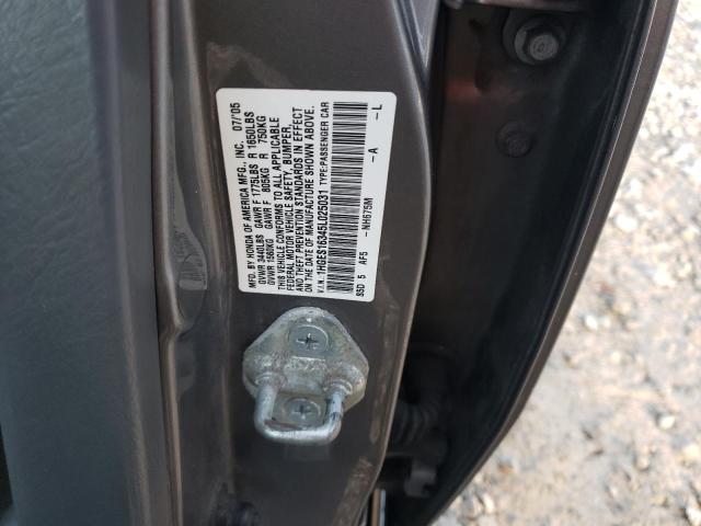 1HGES16345L025031 - 2005 HONDA CIVIC DX VP Szary zdjęcie 12