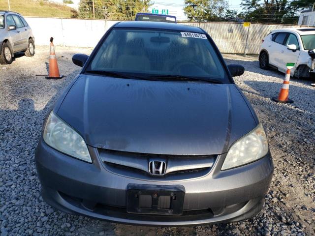 1HGES16345L025031 - 2005 HONDA CIVIC DX VP Szary zdjęcie 5