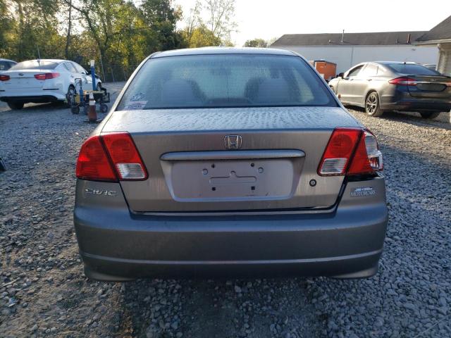 1HGES16345L025031 - 2005 HONDA CIVIC DX VP Szary zdjęcie 6