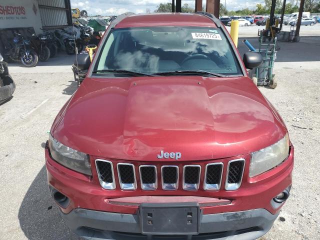1C4NJDBB2ED623581 - 2014 JEEP COMPASS SPORT ბურგუნდია ფოტო 5
