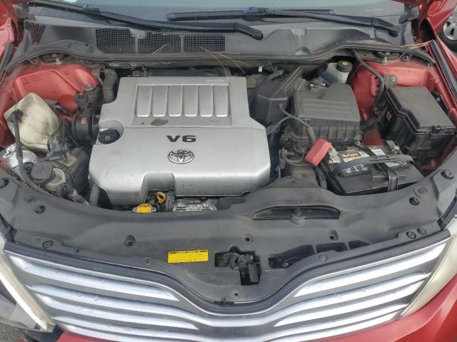 4T3BK11A19U005121 - 2009 TOYOTA VENZA წითელი ფოტო 12