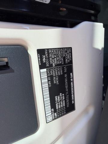 W1W4EBHY1LT028356 - 2020 MERCEDES-BENZ SPRINTER 2500 WHITE photo 10