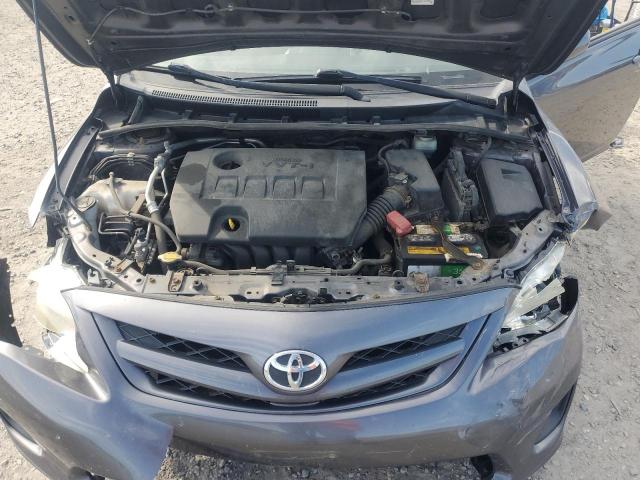 JTDBU4EE1DJ115537 - 2013 TOYOTA COROLLA BASE Szary zdjęcie 11