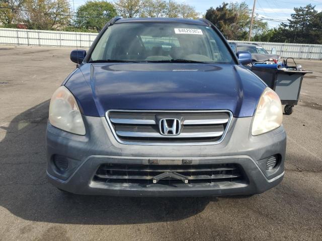 JHLRD78895C047180 - 2005 HONDA CR-V EX BLUE photo 5
