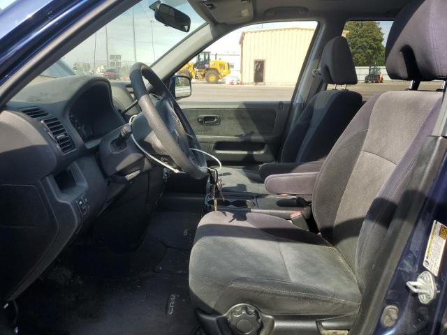 JHLRD78895C047180 - 2005 HONDA CR-V EX BLUE photo 7