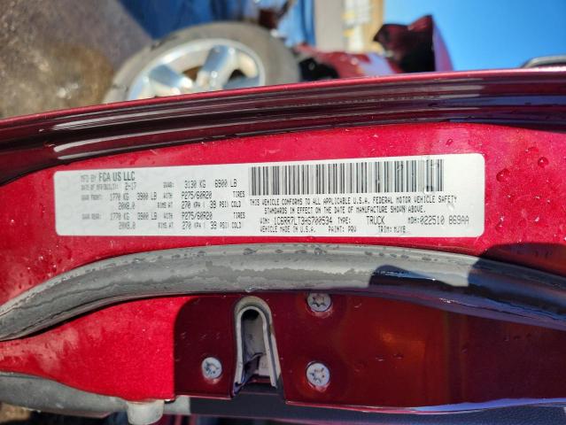 1C6RR7LT3HS700534 - 2017 RAM 1500 SLT MAROON photo 13