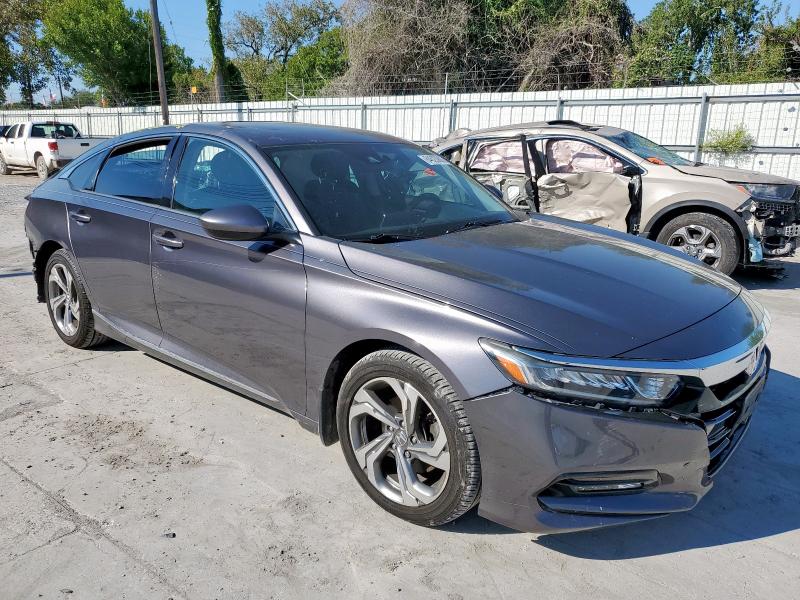 1HGCV1F46JA194464 - 2018 HONDA ACCORD EX GRAY photo 4