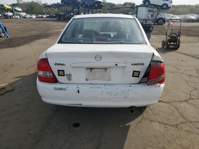 JM1BJ222XY0308482 - 2000 MAZDA PROTEGE DX WHITE photo 6