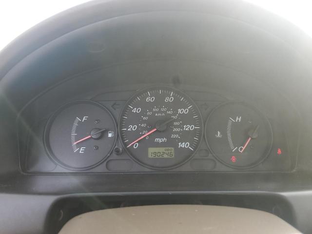 JM1BJ222XY0308482 - 2000 MAZDA PROTEGE DX WHITE photo 9