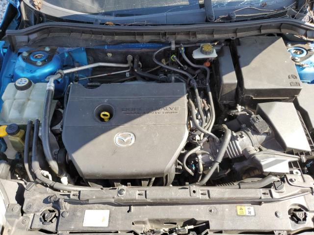 JM1BL1K53B1409198 - 2011 MAZDA 3 S BLUE photo 12