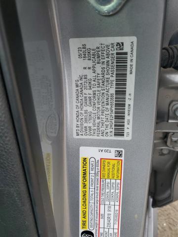 2HGFE2F54PH553686 - 2023 HONDA CIVIC SPORT فضي صورة 13