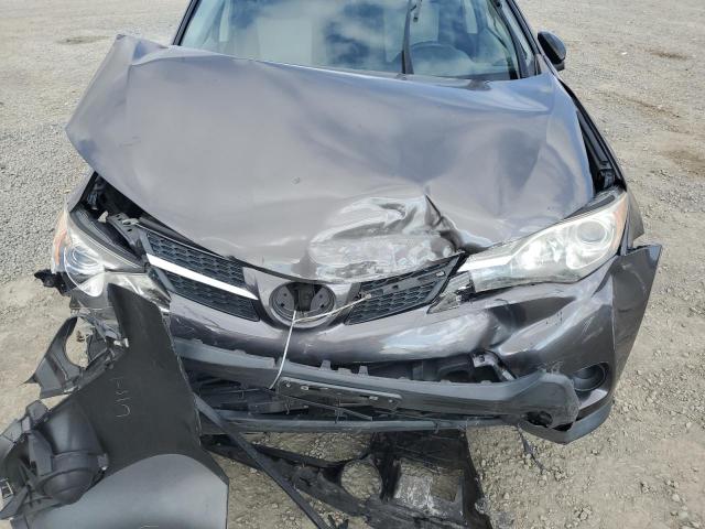 JTMBFREV4D5008675 - 2013 TOYOTA RAV4 LE Szary zdjęcie 12