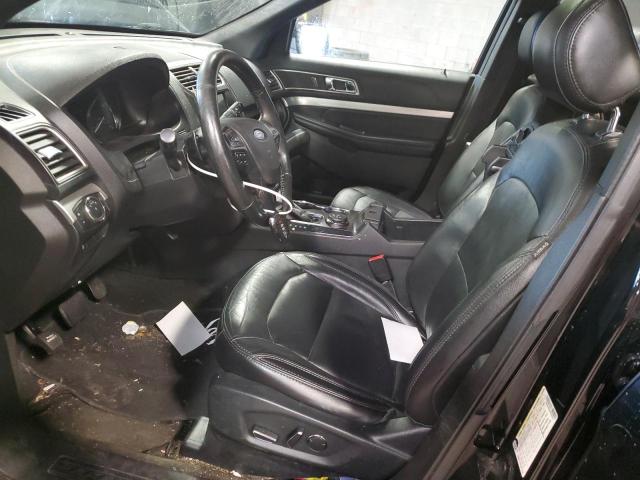 1FM5K8D84HGC59314 - 2017 FORD EXPLORER XLT Siyah fotoğraf 7