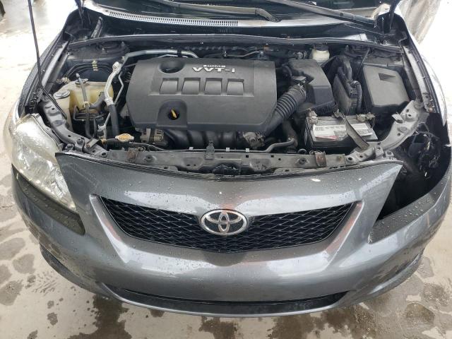 2T1BU4EE0AC509456 - 2010 TOYOTA COROLLA BASE GRAY photo 11