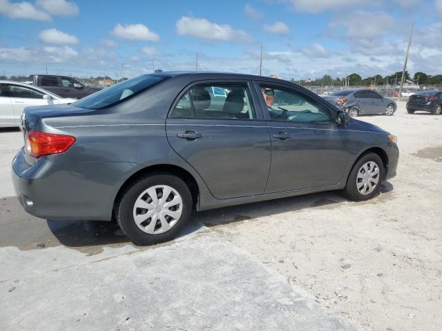 2T1BU4EE0AC509456 - 2010 TOYOTA COROLLA BASE GRAY photo 3