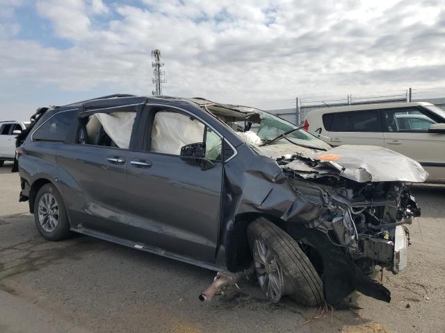 5TDYRKECXSS253740 - 2025 TOYOTA SIENNA XLE ნაცრისფერი ფოტო 4