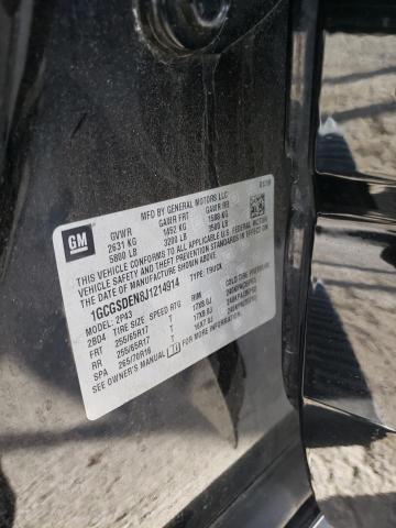 1GCGSDEN8J1214914 - 2018 CHEVROLET COLORADO Z71 BLACK photo 12