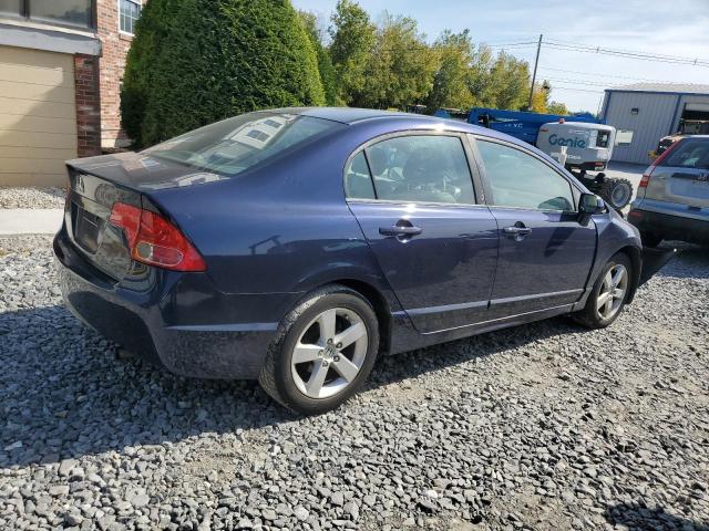 1HGFA16888L091802 - 2008 HONDA CIVIC EX BLUE photo 3