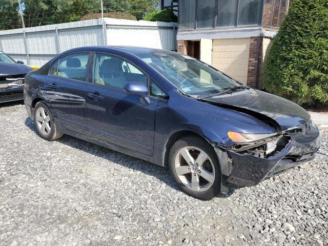 1HGFA16888L091802 - 2008 HONDA CIVIC EX BLUE photo 4