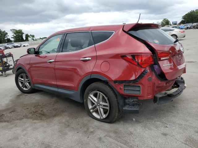 5XYZT3LB3JG532934 - 2018 HYUNDAI SANTA FE S RED photo 2