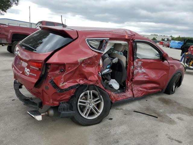 5XYZT3LB3JG532934 - 2018 HYUNDAI SANTA FE S RED photo 3