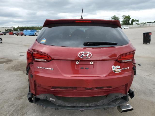 5XYZT3LB3JG532934 - 2018 HYUNDAI SANTA FE S RED photo 6