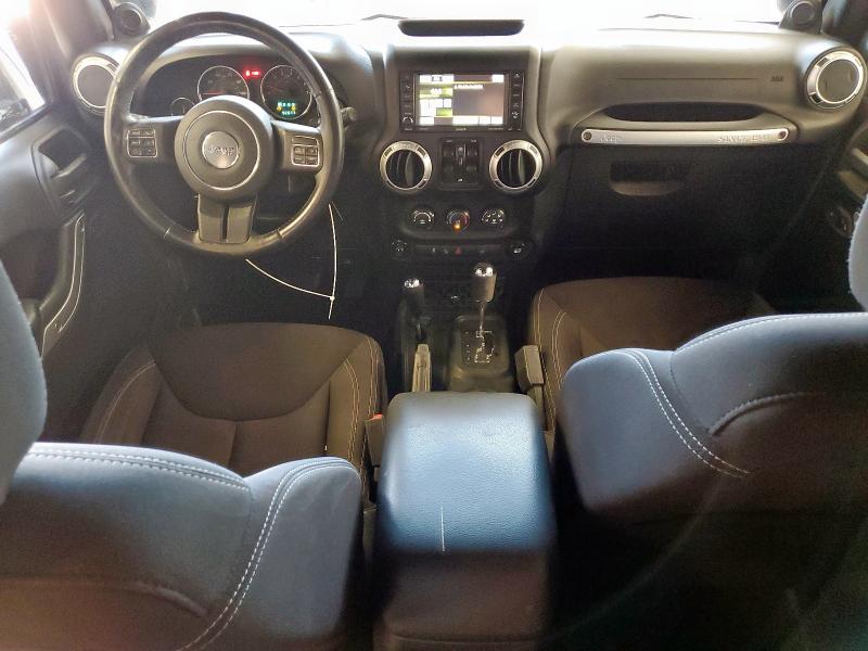 1C4BJWEG8EL118933 - 2014 JEEP WRANGLER UNLIMITED SAHARA SILVER photo 8