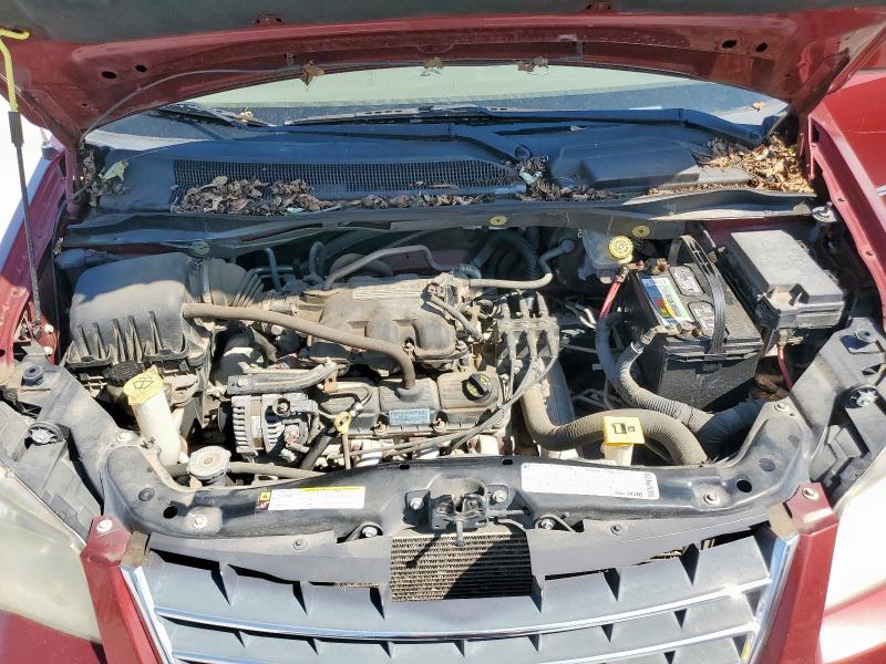 2A4RR5D18AR415629 - 2010 CHRYSLER TOWN & COU TOURING Czerwony zdjęcie 12