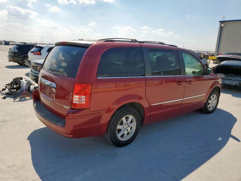 2A4RR5D18AR415629 - 2010 CHRYSLER TOWN & COU TOURING Czerwony zdjęcie 3