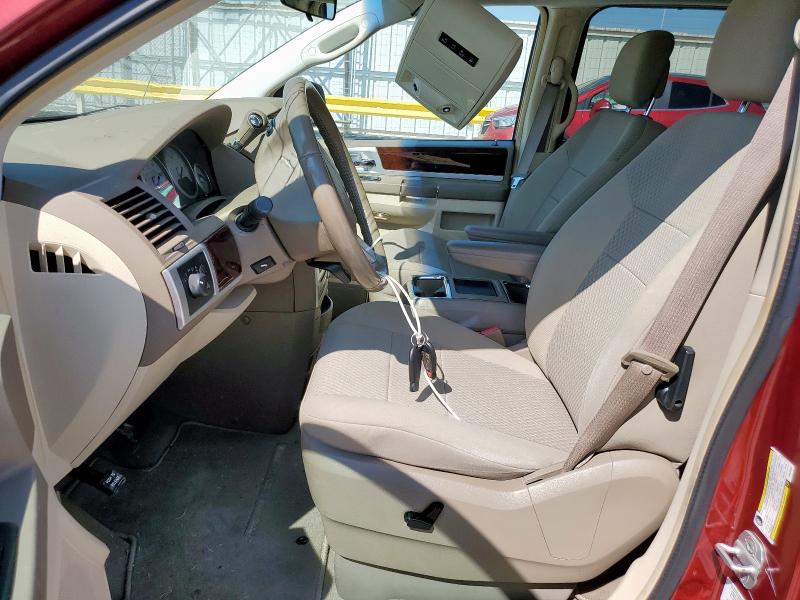 2A4RR5D18AR415629 - 2010 CHRYSLER TOWN & COU TOURING Czerwony zdjęcie 7