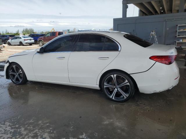 W1KAF4HB9NR061663 - 2022 MERCEDES-BENZ C 300 4MATIC WHITE photo 2