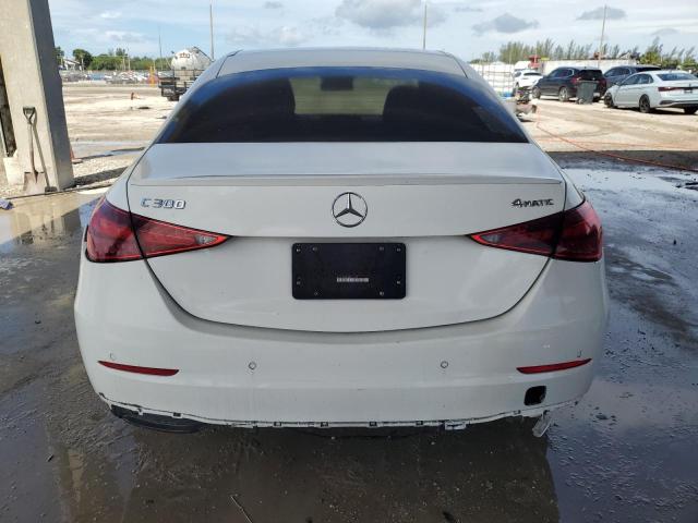 W1KAF4HB9NR061663 - 2022 MERCEDES-BENZ C 300 4MATIC WHITE photo 6